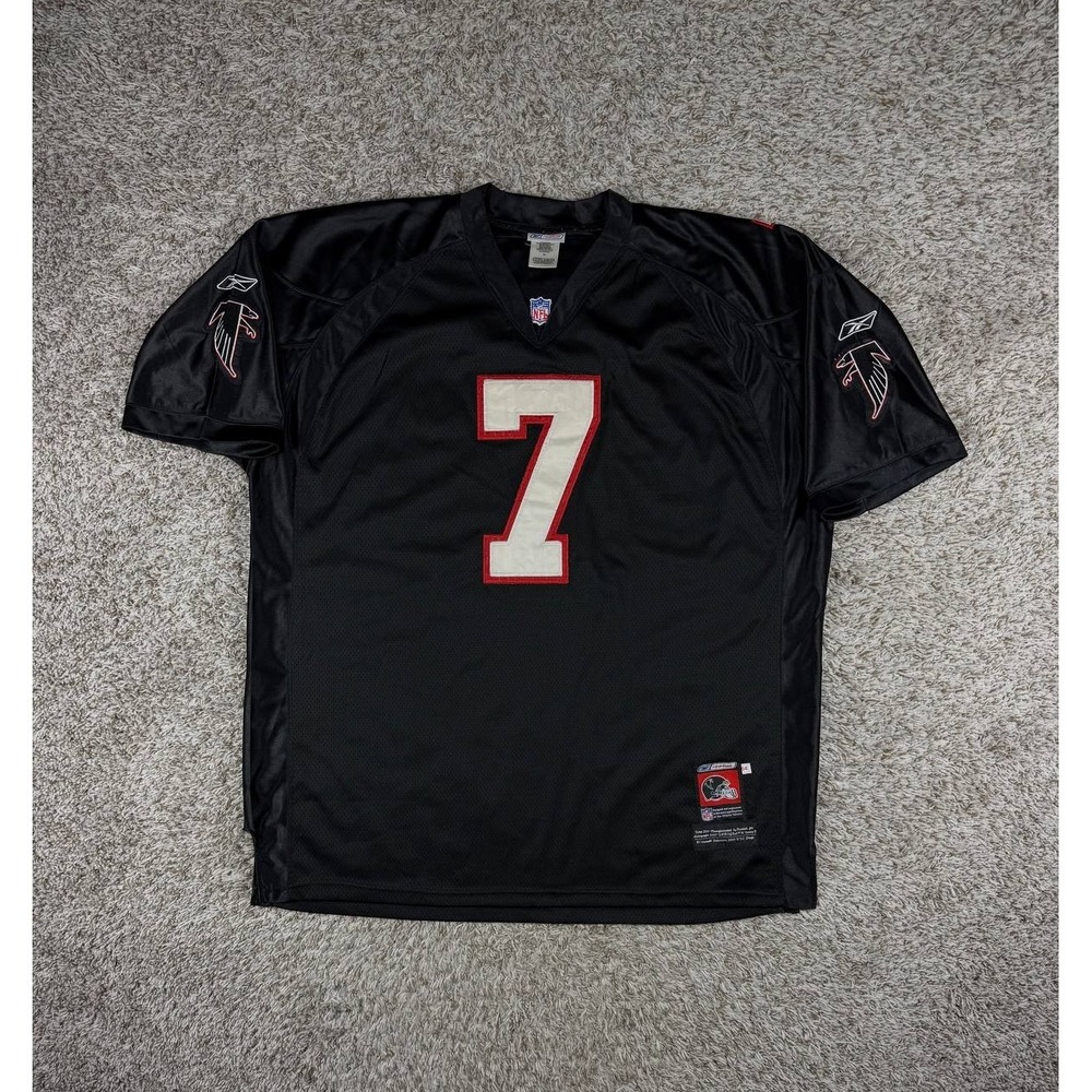 2001 Michael Vick NFL Atlanta Falcons Reebok Stitched Jersey Black NFL 54 2XL